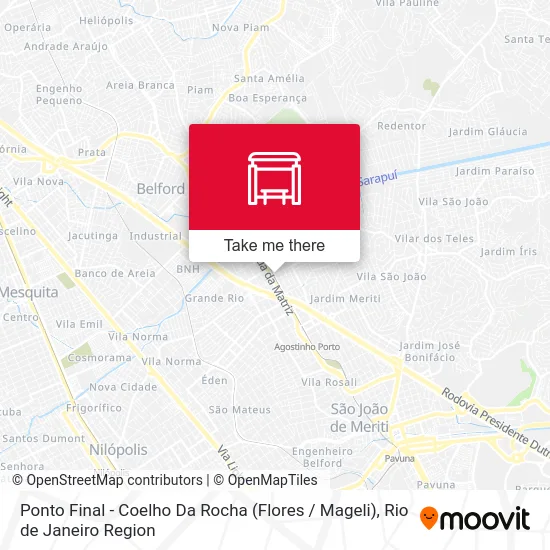 Ponto Final - Coelho Da Rocha (Flores / Mageli) map