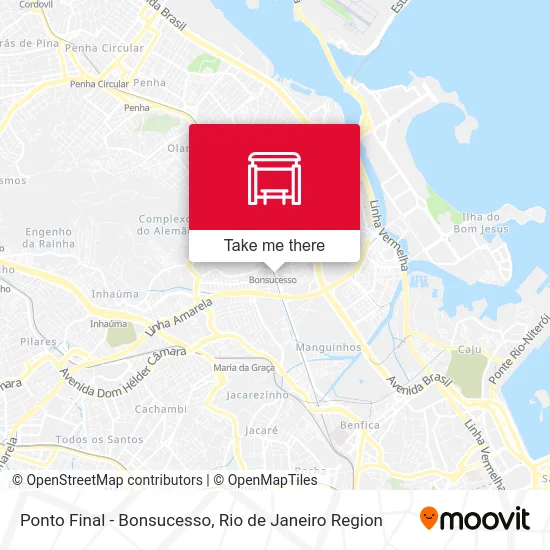 Ponto Final - Bonsucesso map