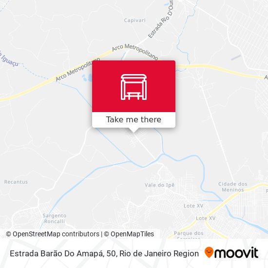 Estrada Barão Do Amapá, 50 map