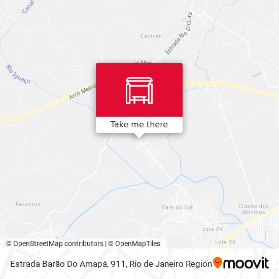 Estrada Barão Do Amapá, 911 map
