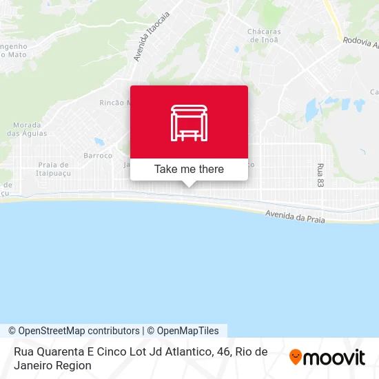 Rua Quarenta E Cinco Lot Jd Atlantico, 46 map