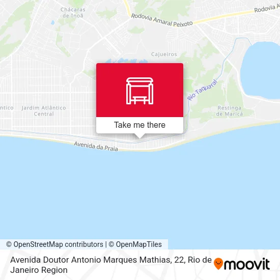 Avenida Doutor Antonio Marques Mathias, 22 map