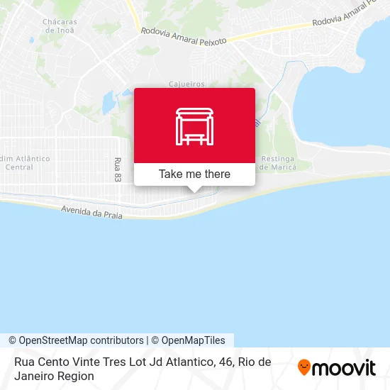 Rua Cento Vinte Tres Lot Jd Atlantico, 46 map