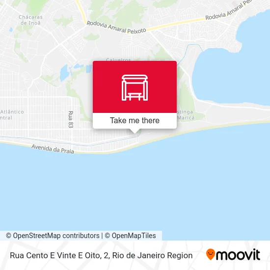 Rua Cento E Vinte E Oito, 2 map