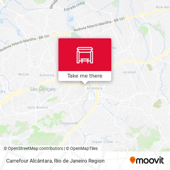 Carrefour Alcântara map
