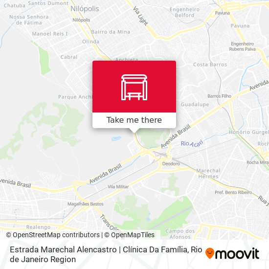 Estrada Marechal Alencastro | Clínica Da Família map