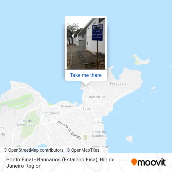Ponto Final - Bancários (Estaleiro Eisa) map