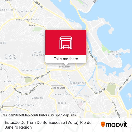 Estação De Trem De Bonsucesso (Volta) map
