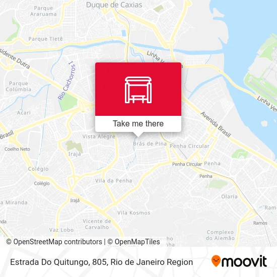 Estrada Do Quitungo, 805 map