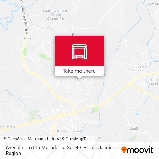 Mapa Avenida Um Lto Morada Do Sol, 43