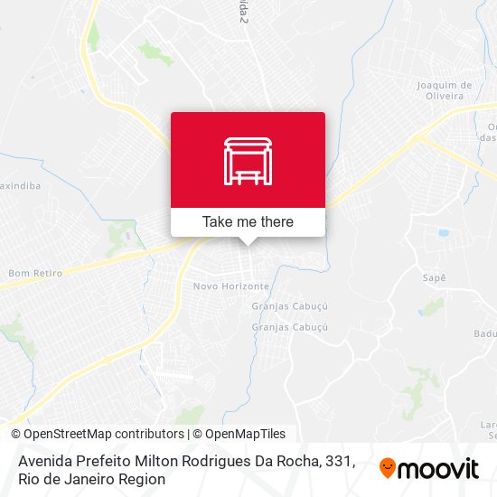 Avenida Prefeito Milton Rodrigues Da Rocha, 331 map