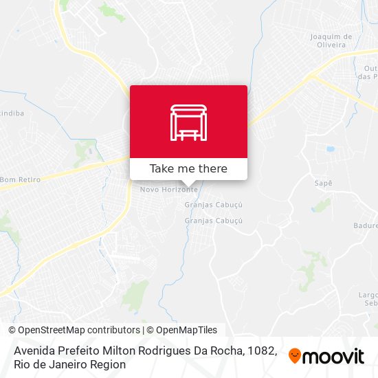 Avenida Prefeito Milton Rodrigues Da Rocha, 1082 map