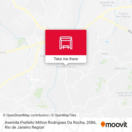 Avenida Prefeito Milton Rodrigues Da Rocha, 2086 map