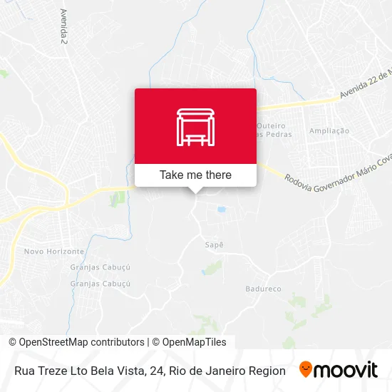 Rua Treze Lto Bela Vista, 24 map