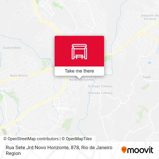 Rua Sete Jrd Novo Horizonte, 878 map