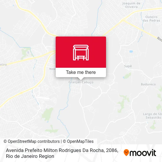 Avenida Prefeito Milton Rodrigues Da Rocha, 2086 map