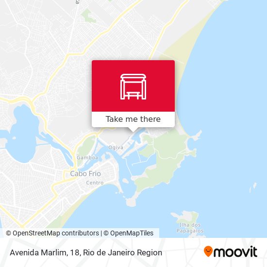 Avenida Marlim, 18 map