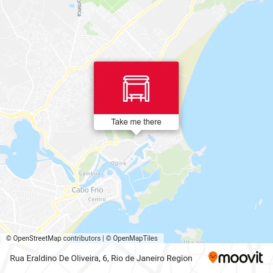 Rua Eraldino De Oliveira, 6 map