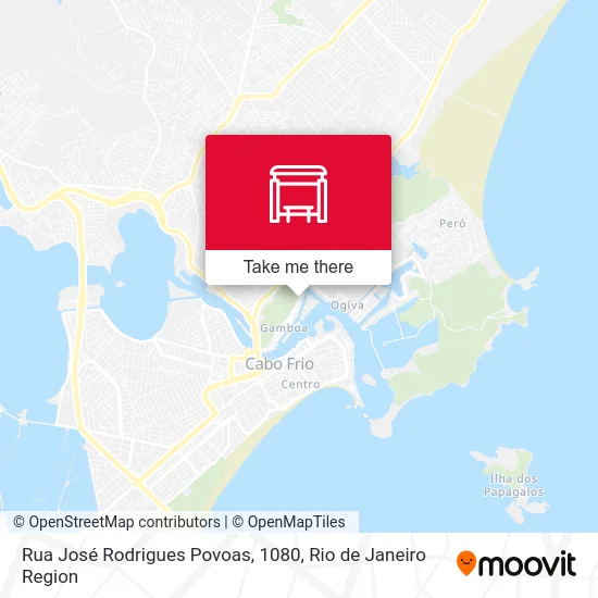Rua José Rodrigues Povoas, 1080 map