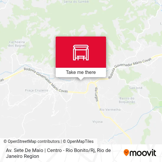 Av. Sete De Maio | Centro - Rio Bonito / Rj map