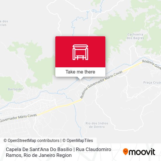 Capela De Sant'Ana Do Basílio | Rua Claudomiro Ramos map
