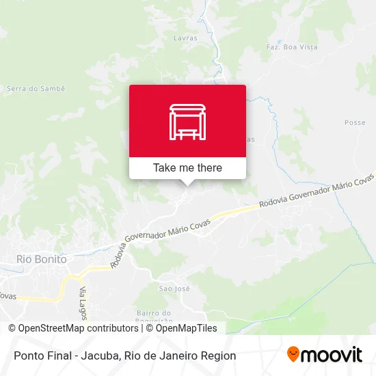 Ponto Final - Jacuba map