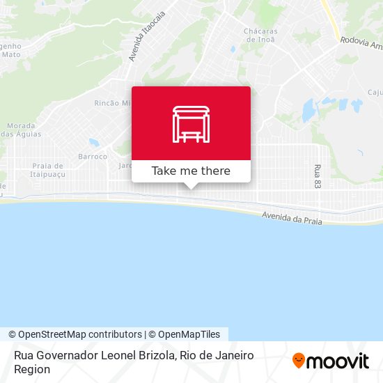 Rua Governador Leonel Brizola map