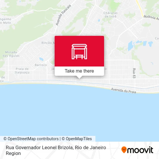 Rua Governador Leonel Brizola map
