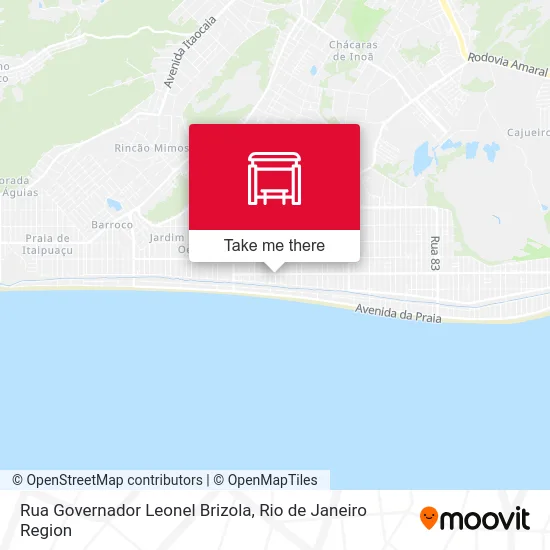 Rua Governador Leonel Brizola map