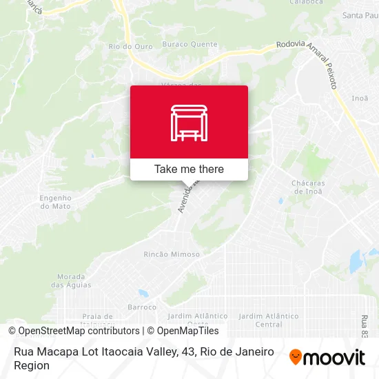 Rua Macapa Lot Itaocaia Valley, 43 map