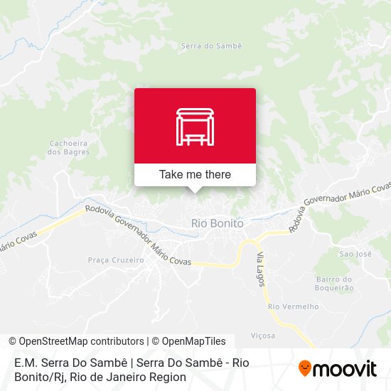 E.M. Serra Do Sambê | Serra Do Sambê - Rio Bonito / Rj map