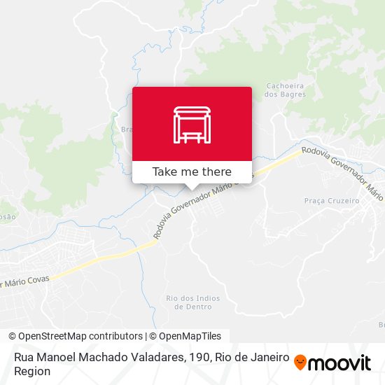 Rua Manoel Machado Valadares, 190 map
