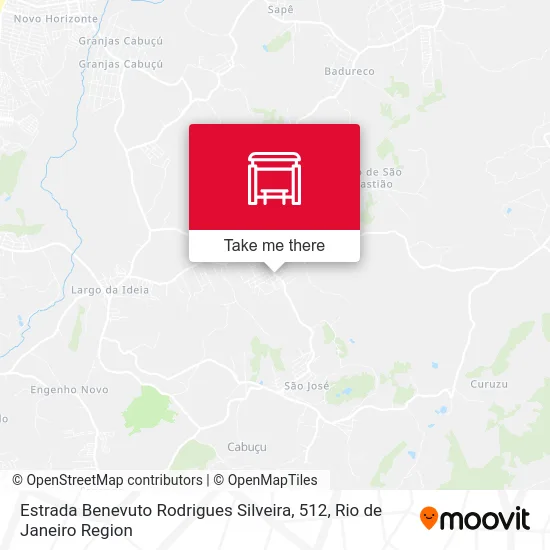 Estrada Benevuto Rodrigues Silveira, 512 map