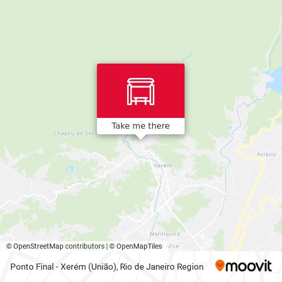 Ponto Final - Xerém (União) map