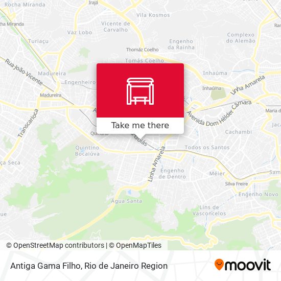 Antiga Gama Filho map