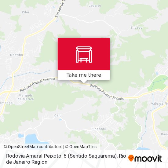 Rodovia Amaral Peixoto, 6 (Sentido Saquarema) map