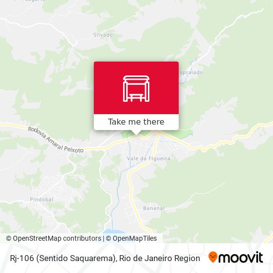 Mapa Rj-106 (Sentido Saquarema)