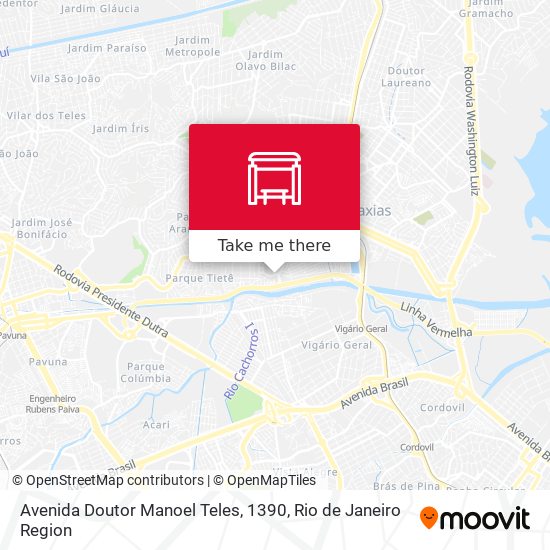 Avenida Doutor Manoel Teles, 1390 map