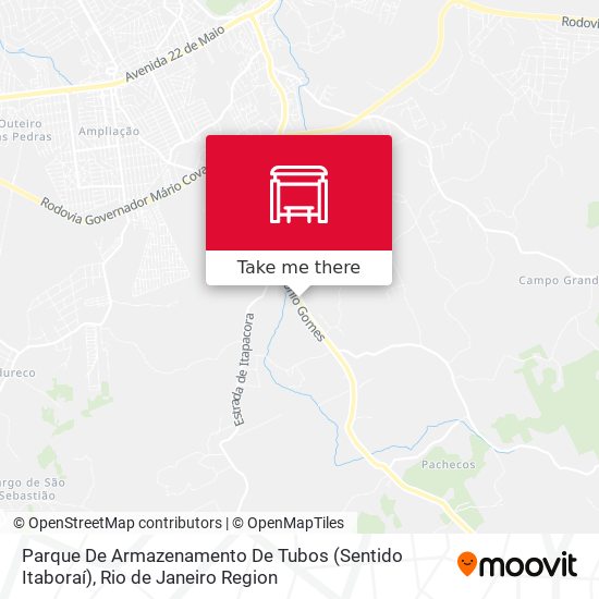 Parque De Armazenamento De Tubos (Sentido Itaboraí) map