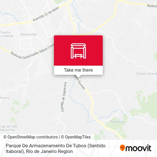 Parque De Armazenamento De Tubos (Sentido Itaboraí) map