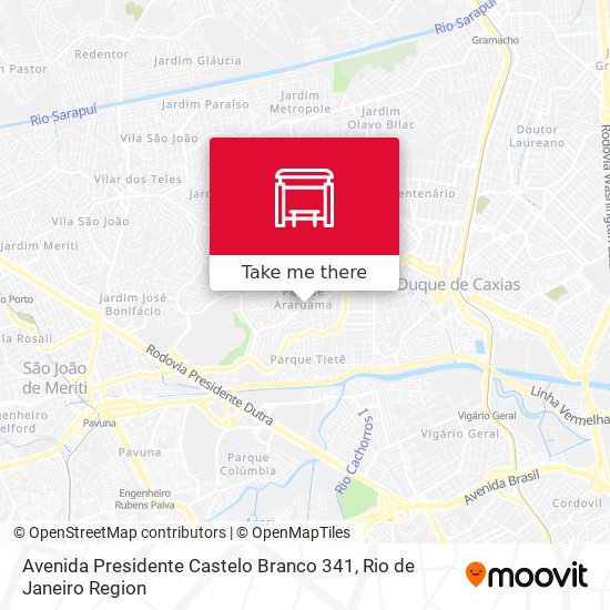 Avenida Presidente Castelo Branco 341 map
