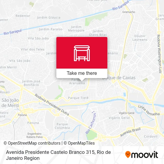 Avenida Presidente Castelo Branco 315 map