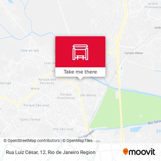 Rua Luiz César, 12 map