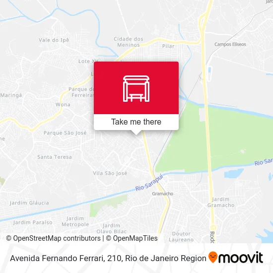 Avenida Fernando Ferrari, 210 map
