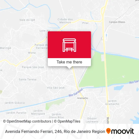 Avenida Fernando Ferrari, 246 map