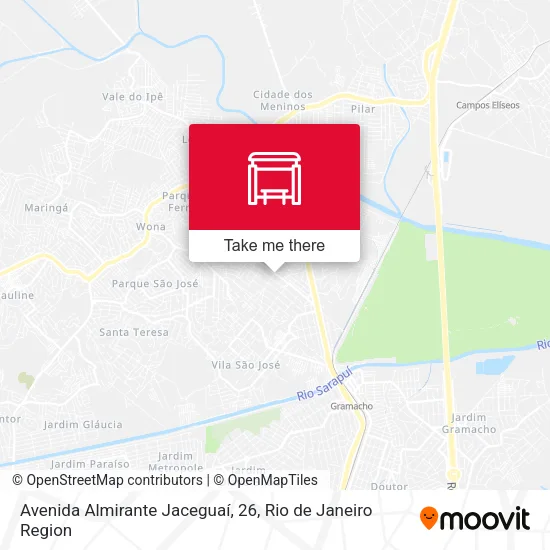 Avenida Almirante Jaceguaí, 26 map