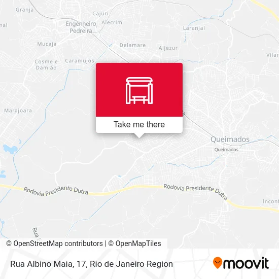 Rua Albino Maia, 17 map