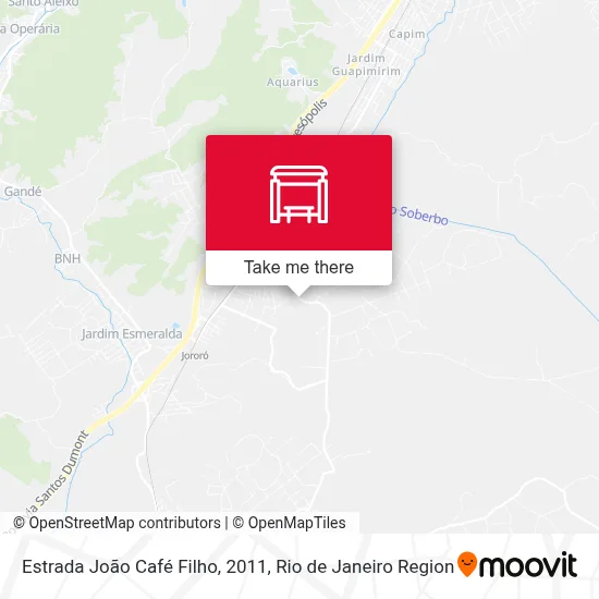 Estrada João Café Filho, 2011 map