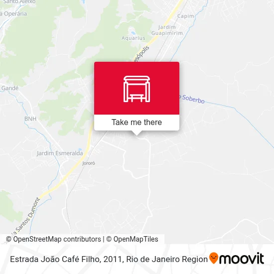 Estrada João Café Filho, 2011 map