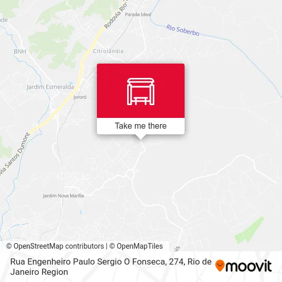 Rua Engenheiro Paulo Sergio O Fonseca, 274 map